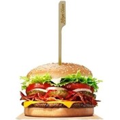 Resim Yassı Afiyet Olsun Çöp Şiş 20 Cm 50 Adet 