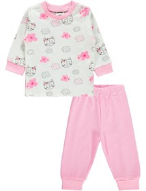 Resim Civil Baby Kız Bebek Pijama Takımı 1-9 Ay Pembe 