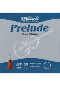 Resim D'addario J611 Prelude Tek Kontrabas Sol G Teli 3/4 Masif Çelik Çekirdek İle Yüksek Dayanıklılık Ekonomik Performans Ve Parlak Ses Karakteri 