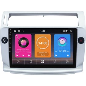 Resim Carvocal Citroen C4 Uyumlu Android Multimedya Sistemi (2005-2011) CRV-4072XAA 