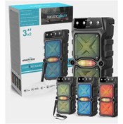 Resim greatnice BLUETOOTH SPEAKER KABLOSUZ ŞARJLI HOPARLÖR LED IŞIKLI PARTY BOX MİKROFONLU SES BOMBASI 
