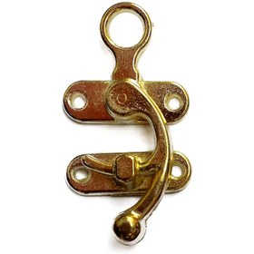 Resim Skygo Kancalı Yay Gözü, Ahşap Kutu Klipsi - Büyük, Sarı, 100 Adet 