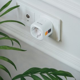 Resim S-Link 16A Akım Korumalı Akıllı Priz 2.4 Ghz WIFIBT TUYA Destekli 