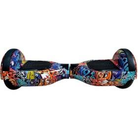 Resim Citymate Elektrikli Kaykay Hoverboard Bluetooth Hoparlorlu 6.5 Inch Grafiti Desenli Citymate