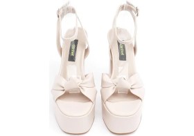 Resim Derinet Bilekten Bantlı Platformlu Kadın Topuklu Ayakkabı 