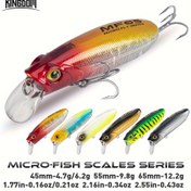 Resim Dahili Çıngıraklı Kingdom Minnow Yem, Uzun Menzilli Sallanan Yem, Çeşitli Balık Tutma İhtiyaçları İçin – 4.7g/6.2g/9.8g/12.2g Boyutlarında Mevcut, Noel İçin En İyisi, Şükran Günü İçin Mükemmel 