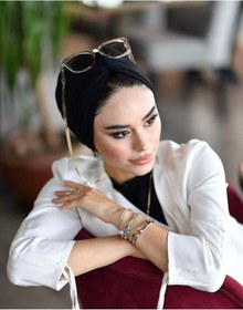 Resim Sahra Şal Dünyası Dolama Bone Hazır Model 