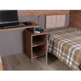 Resim Erezogulları Mobilya Özel Tasarım Çalışma Masalı Şifonyerli Kitaplıklı Ranza 