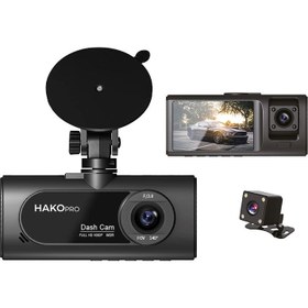 Resim Genel Markalar HAKO PRO CMR100 Dash Cam - Full HD 1080P, Arka Kamera, G-Sensör, Araç İçi Kamera 