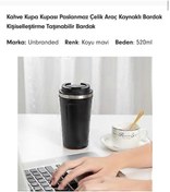 Resim Yiğit ÇİFT KATMAN 380ML PASLANMAZ ÇELİK BARDAK TERMOS KAYMAZ 