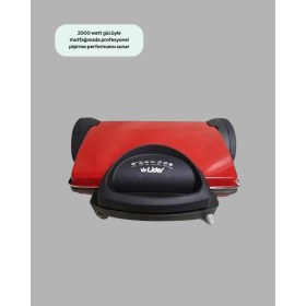 Resim Renklime Profesyonel 2000W Tost Makinesi - Ayarlanabilir Termostat ve Çıkarılabilir Plaka 