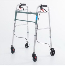 Resim Comfort Tage Frenli Yürüteç 4 Tekerlekli Katlanır Walker Hasta Yürüteci A-1022 Walker 