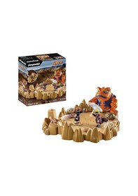 Resim Playmobil Naruto Shippuden 70667 Naruto Vs Pain, Krater Taban Plakası Ve Dev Kurbağa Gamakichi İle H 