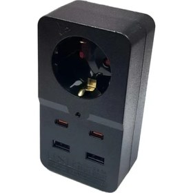 Resim Wınnboss 1 Soketli 2xusb+2xtype-C Akım Korumalı Priz 10A 2500W 