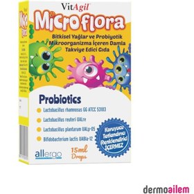 Resim Vitagil Microflora Probiyotik Damla 15 ml 