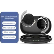 Resim Siyah Oukitel Wp21 Wp20 Wp19 Wp18 Pro Wp15 S C31 C32 Tws Bluetooth Kulaklık Mikrofonlu Led Ekran Kablosuz Kulaklıklar 