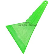 Resim Kısa Saplı Eğik Ragle Arka Cam Filmi Çekme Aparatı Yeşil 23x13cm 