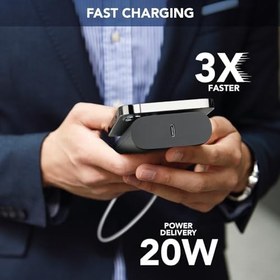 Resim THUNDER 10.000 MAH PD USB-C 20 WATT POWERBANK MAVI - PBNEWTANK10000B 