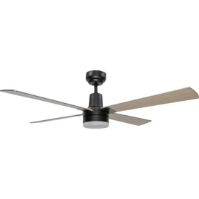 Resim Alsanfan Pilot Siyah Motorlu kahverengi Kanatlı Tavan Vantilatörü 