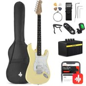 Resim Donner DST-100 Elektro Gitar Seti (Sarı) 