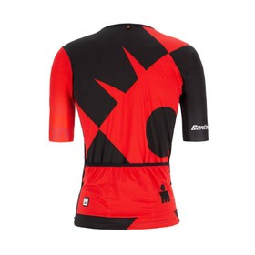 Resim Santini Ironman Cupio Tritop Erkek Triathlon Forma 9I63SS00CUPIO - SİYAH / 3XL 