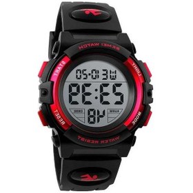 Resim Yingfu Erkek Çocuk Spor Saati - 5atm Su Geçirmez, Dış Mekan Aktivite İçin, Takvim/zamanlayıcı, Kırmızı Kol Saati 1266 Altın Altın 