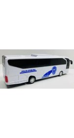 Resim Shem Otobüs Oyuncak Polis 155 Otobüsü 23 cm Sürtmeli 