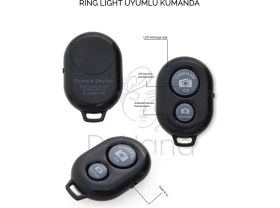 Resim Bluetooth Uzaktan Kumanda, Tüm Telefonlara Uyumlu, Video ve Fotoğraf Çekimi 
