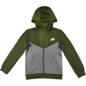 Resim Nike Çocuk Sweatshirt Beden 158-170 Uzun Kollu Haki Gri 