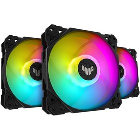 Resim ASUS TUF Gaming TF120 ARGB Fanı – ARGB Kontrollü Üçlü Fan Kiti 