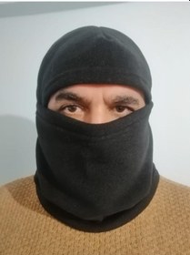 Resim 2 Adet Erkek Polar Kar Maskesi Siyah Siyah 