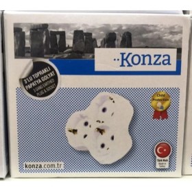 Resim Konza Üçlü Çocuk Korumalı Topraklı Golyat Priz 