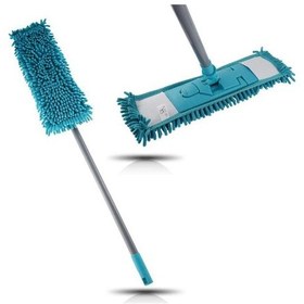 Resim Makarna Şönil Islak Kuru Nemli Palet Tablet Mop Yedek Seti Takımı - Mop + Mop Tutucu + Sap - 40 CM 