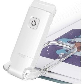 Resim Fastbuy Tcherchı Led Kitap Klipsi Okuma Lambası Başucu Okuma Lambası, Kullanışlı Okuma Deneyimi Beyaz 