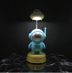 Resim Kuzey Tacı Astronot Tasarımlı LED Gece Lambası - Uzay Temalı Masa Lambası Vip 