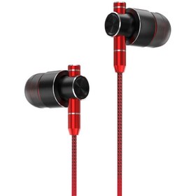 Resim Lapas LY800 3.5mm Kulaklık - Siyah-Kırmızı 