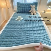 Resim Premium Kışlık Kalınlaştırılmış Yatak Koruyucu, 5 Boyut Seçeneğiyle – Ekstra Kabarık ve Nefes Alabilir, Katlanabilir, Makinede Yıkanabilir, Esnek Kayışlı, Yataklar, Yurtlar, Kamp Çadırları, Tatami Uyku Konforu İçin İdeal, Taşınabilir & Pratik Hediye (Yastık Kılıfı Dahil Değildir) 
