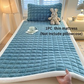 Resim Premium Kışlık Kalınlaştırılmış Yatak Koruyucu, 5 Boyut Seçeneğiyle – Ekstra Kabarık ve Nefes Alabilir, Katlanabilir, Makinede Yıkanabilir, Esnek Kayışlı, Yataklar, Yurtlar, Kamp Çadırları, Tatami Uyku Konforu İçin İdeal, Taşınabilir & Pratik Hediye (Yastık Kılıfı Dahil Değildir) 