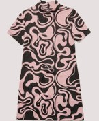 Resim Kız Çocuk Örme Elbise Pembe 