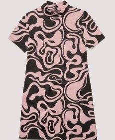 Resim Kız Çocuk Örme Elbise Pembe 