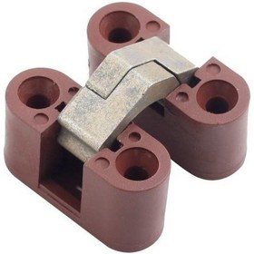 Resim Gürçayhırdavat Gürçay Plastik Oval Masa Menteşesi Zamak Gövde Kahve 