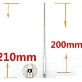 Resim Mingjin Shop 1 200 mm Kanül Uzun Tarzı 19G 1 Adet Veya Kanül Uzunluğu Dağıtım Iğnesi (8G,10G,12G,14G...27G Isteğe Bağlı) - Künt Uç, Tamamı Metal (Yurt Dışından) 