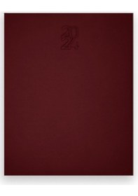 Resim Lızy Ajanda Suni Deri 14 x 20 Bordo 