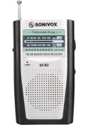 Resim Sonivox VS-R2 Mini FM Radyo Gümüş 