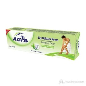 Resim Agiss Tüy Dökücü Krem 100 ml E Vitamini İçeren Hassas Ciltler için Özel Formül 