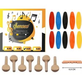 Resim Çelik 0.22 Divan Bağlama Teli + Burgu Seti + Tezene Seti + Eşik 