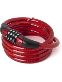 Resim Profisher Meetlocks Bisiklet/motorsiklet Kablo Kilidi Coiled Kombinasyonu 