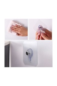 Resim ÖzSima 3 Adet Duvar Banyo Çerçeve Askısı Vidasız Dayanıklı Iz Bırakmayan Pratik Askı (3x) 