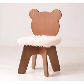 Resim Pugimo Nordic-Silhouette Kürklü Çocuk Sandalyesi 