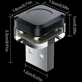 Resim Trendooze Turcoshop11 1/2 Parça Noel Mini Led Araç Işık Beyaz 